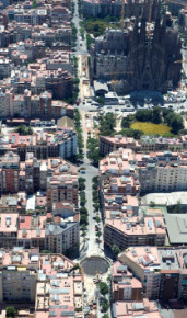 Soterramiento de las vías férreas a su entrada en Barcelona (Spain)